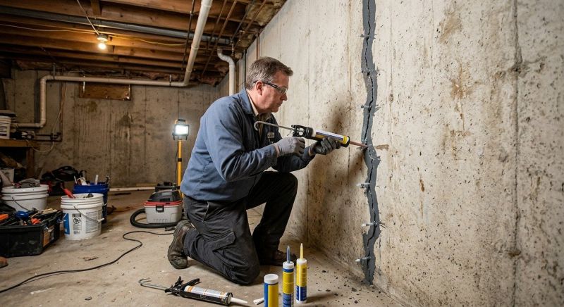 Basement Crack Repair in Haymarket, VA