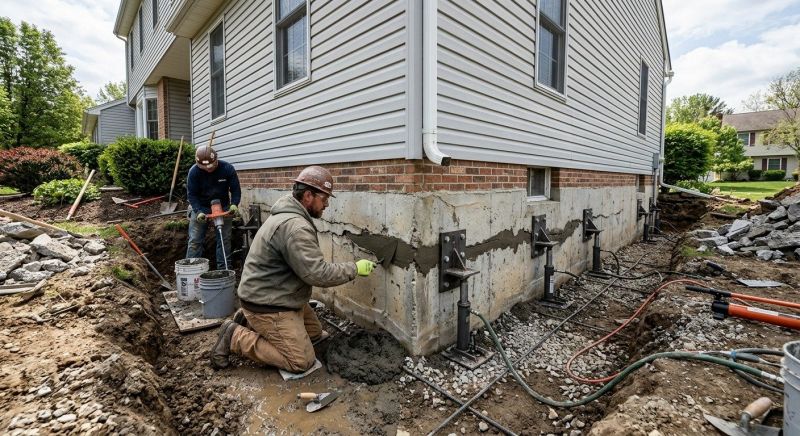 Basement Foundation Repair in Hamilton, VA