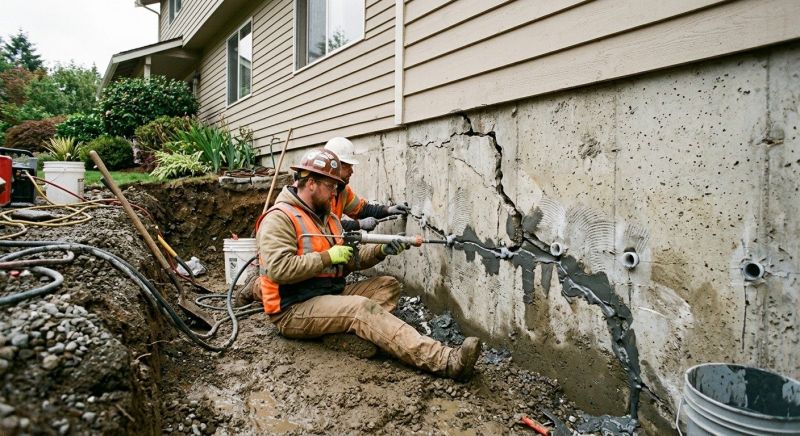 Basement Foundation Repair in Woodbridge, VA