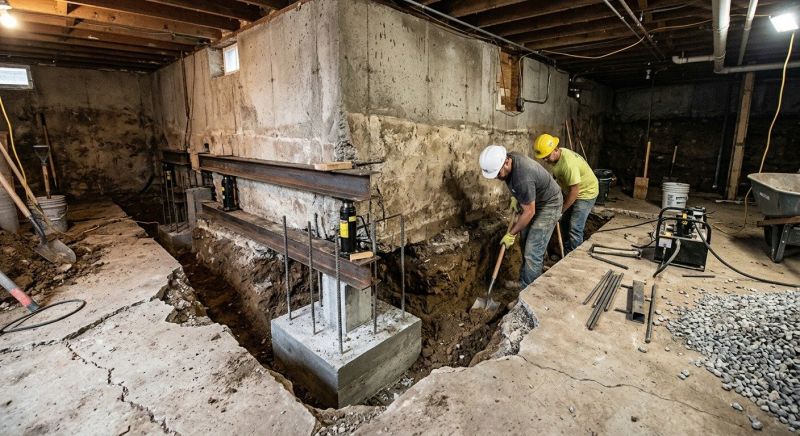 Basement Underpinning in Haymarket, VA