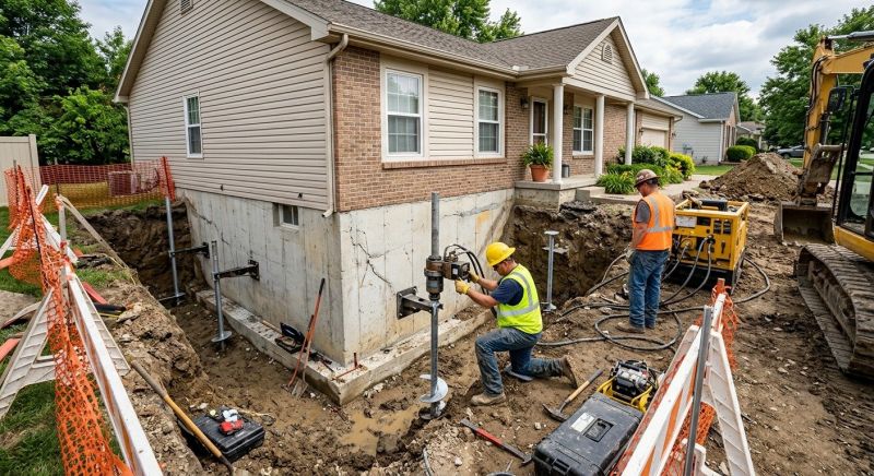 Building Foundation Repair in Chantilly, VA