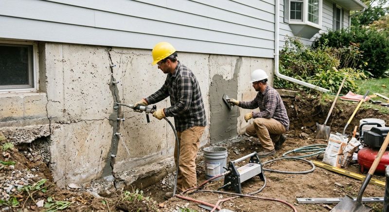 Concrete Foundation Repair in Middleburg, VA