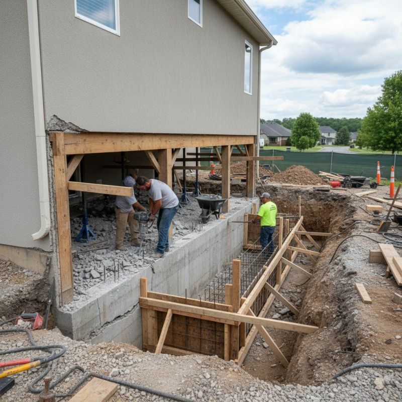 Concrete Foundation Repair in Round Hill, VA