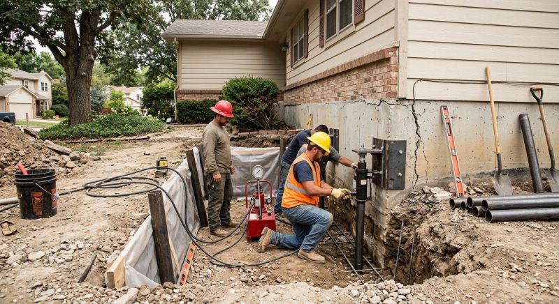Cracked Foundation Repair in Fairfax, VA
