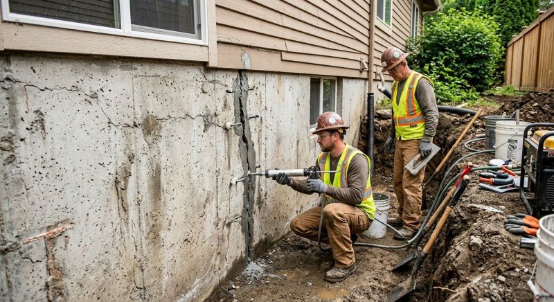 Cracked Foundation Repair in Gainesville, VA