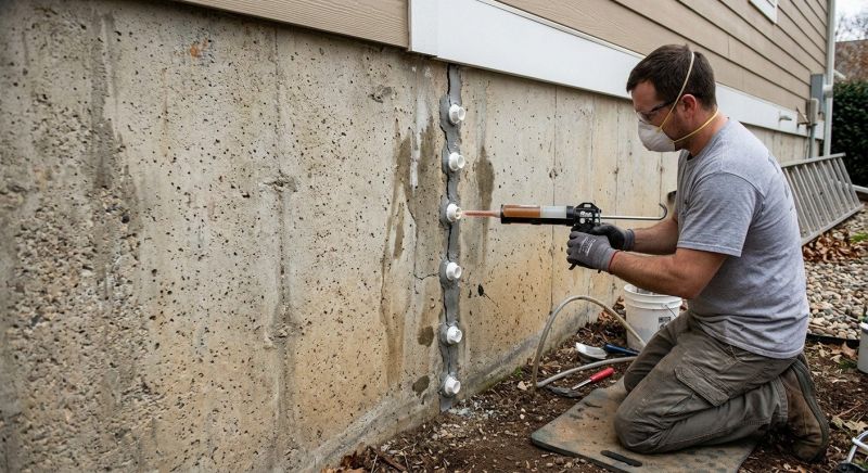 Foundation Crack Sealing in Haymarket, VA