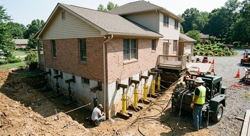 Foundation Jacking in Bealeton, VA