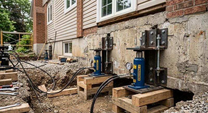 Foundation Jacking in Bluemont, VA