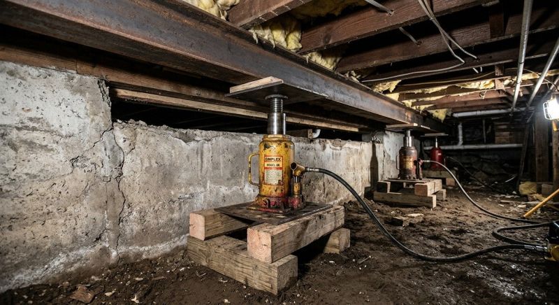 Foundation Jacking in Marshall, VA
