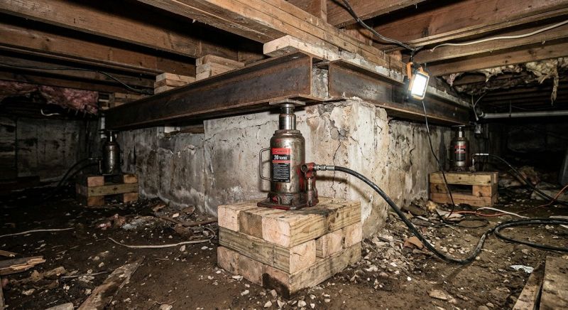Foundation Jacking in Reston, VA