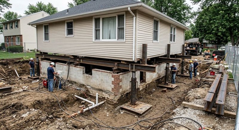 Foundation Lifting in Chantilly, VA