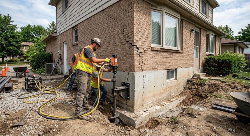 Foundation Lifting in Great Falls, VA