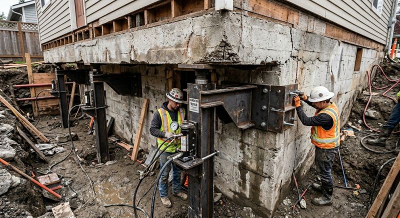 Foundation Lifting in Nokesville, VA
