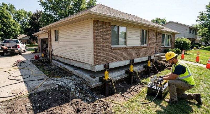 Foundation Lifting in Remington, VA