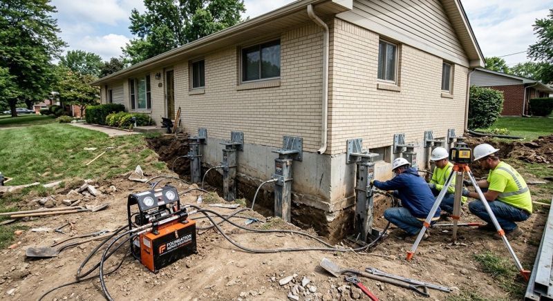 Foundation Pier Leveling in Haymarket, VA