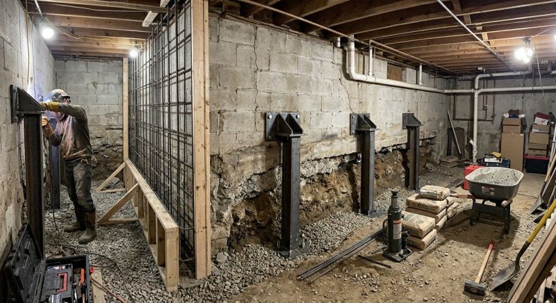 Foundation Stabilizing in Aldie, VA