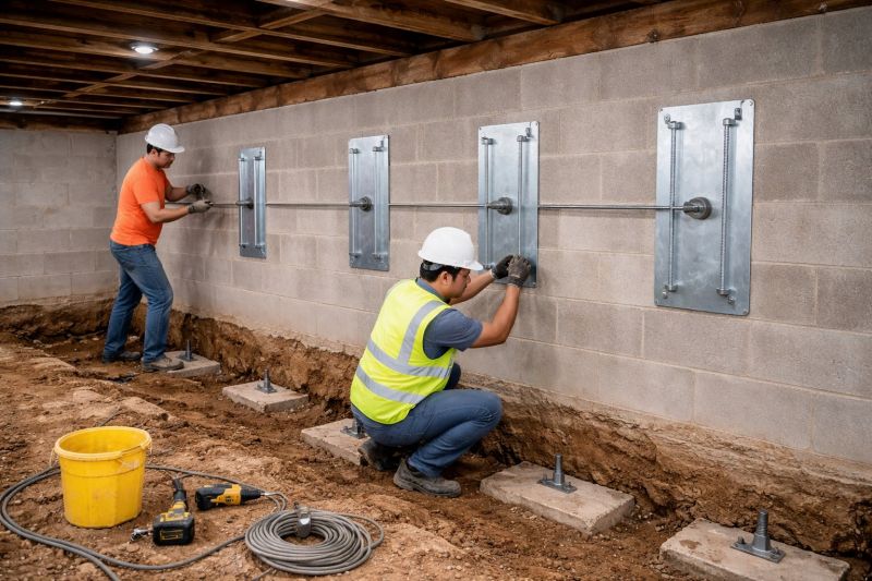 Foundation Stabilizing in Bealeton, VA