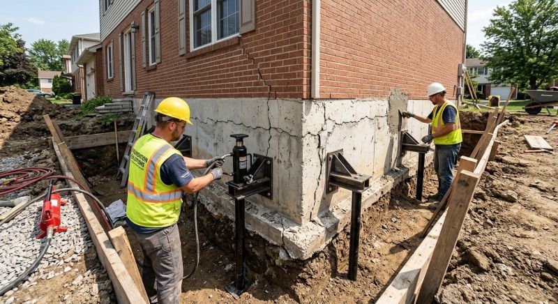 Foundation Structural Repair in Great Falls, VA