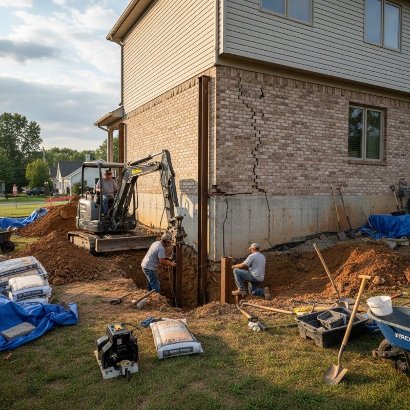 Foundation Structural Repair in Marshall, VA