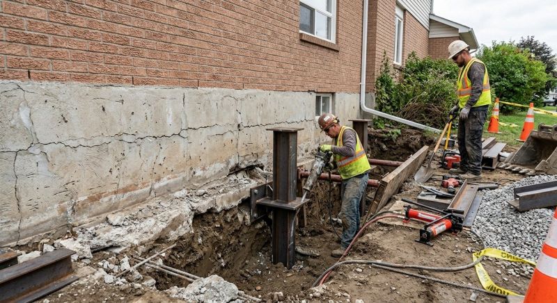 Foundation Structural Repair in Purcellville, VA
