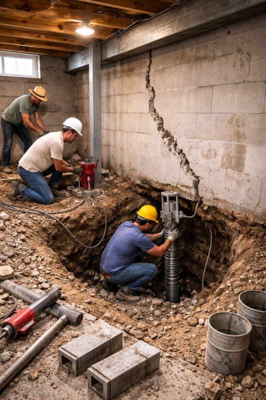 Foundation Structural Repair in Vienna, VA