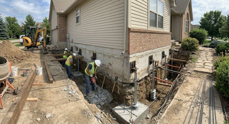 Foundation Underpinning in Haymarket, VA
