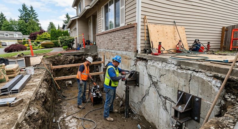 Home Foundation Repair in Poolesville, MD