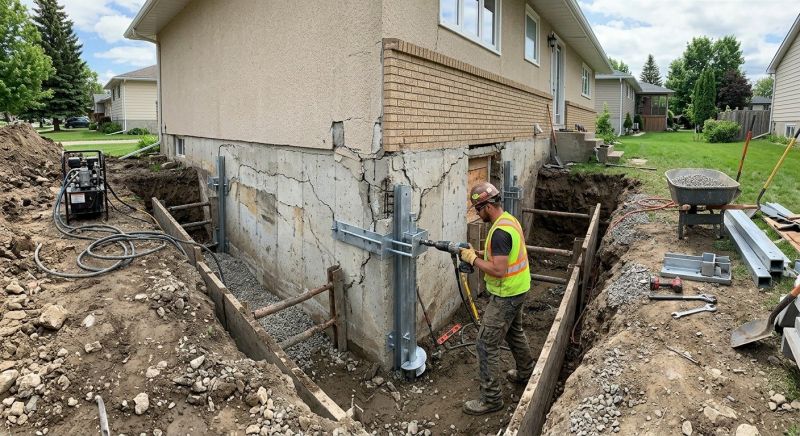 House Foundation Repair in Catlett, VA