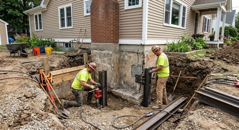 House Foundation Repair in Upperville, VA