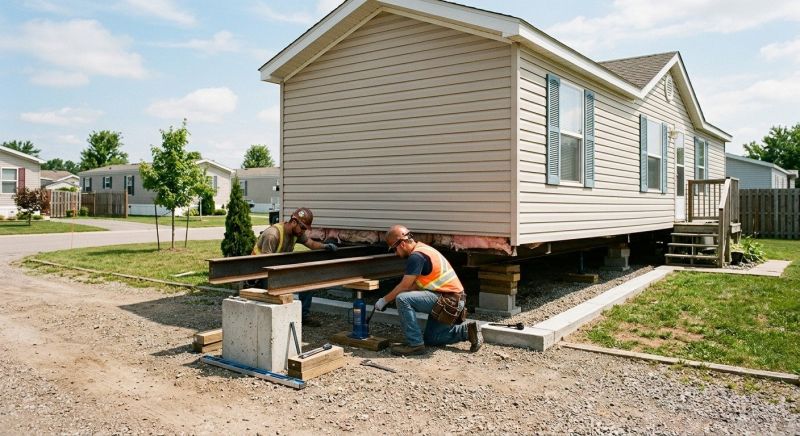House Leveling in Amissville, VA
