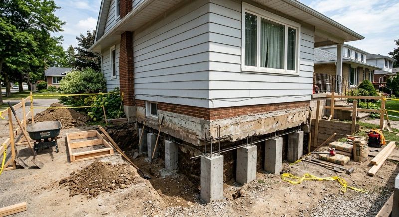 House Underpinning in Haymarket, VA