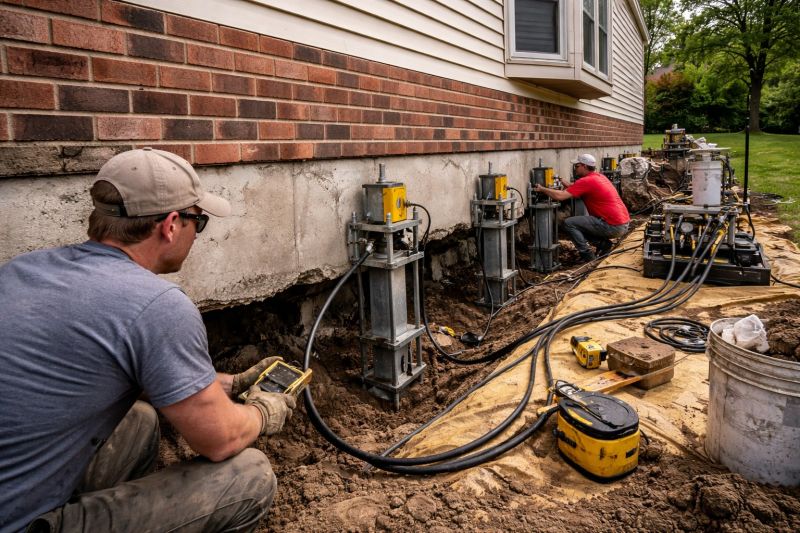 Settling Foundation Service in Woodbridge, VA
