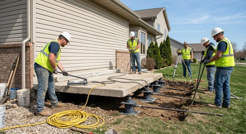 Sinking Foundation Lifting in Haymarket, VA
