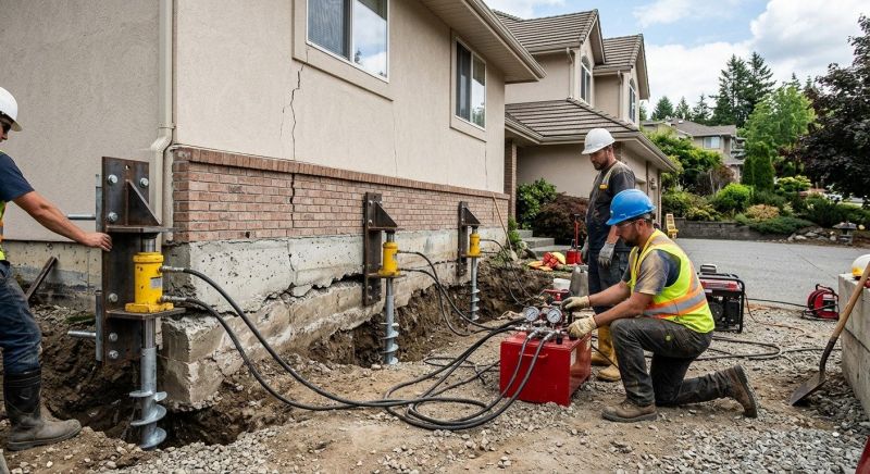 Sinking Foundation Lifting in Haymarket, VA