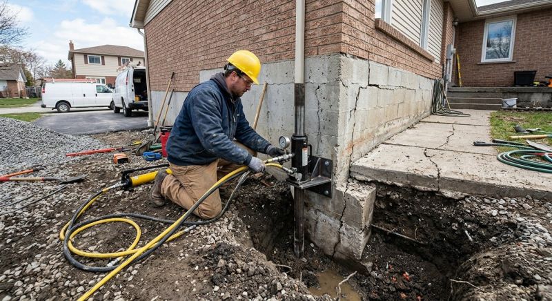 Sinking Foundation Repair in Gainesville, VA