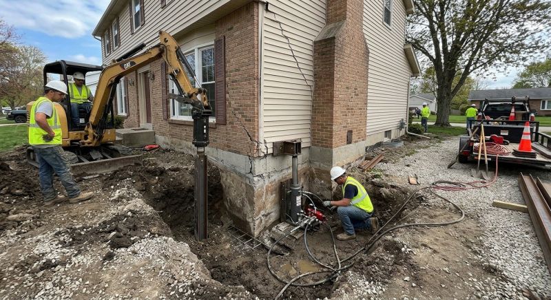 Sinking Foundation Repair in Sterling, VA