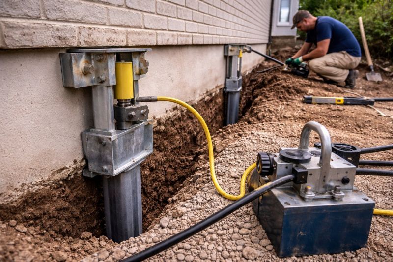 Sinking Foundation Repair in Upperville, VA