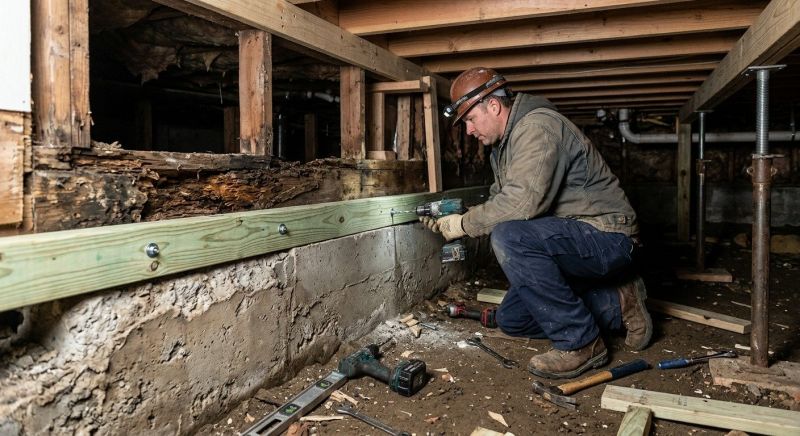 Slab Foundation Repair in Haymarket, VA