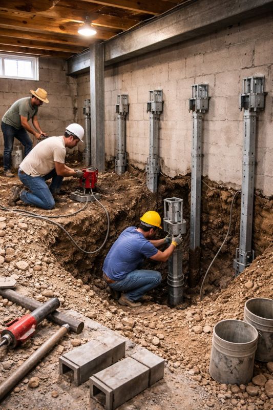 Structural Underpinning in Haymarket, VA