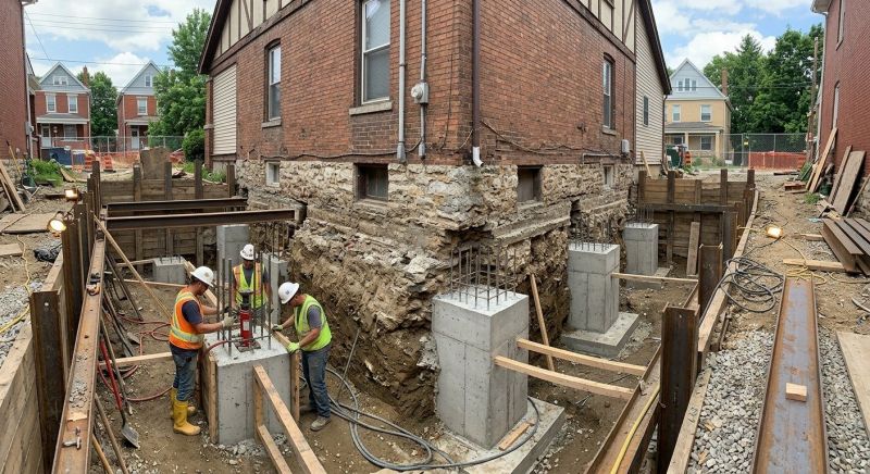 Structural Underpinning in Haymarket, VA